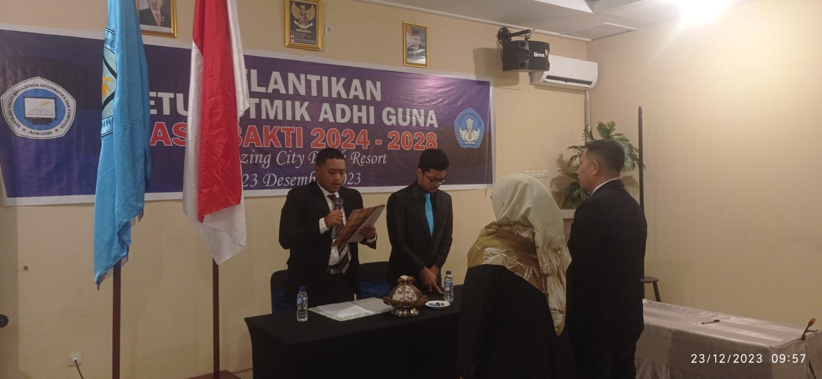 Pelantikan Ketua STMIK Adhi Guna Periode 2024-2028